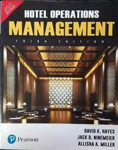 New: HOTEL OPERATIONS MANAGEMENT by HAYES 3rd INTL ED-9789353944056 - Picture 1 of 3