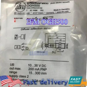 1PCS IFM OGH500 for New original Unopened OGH500 Proximity Sensor Fast shipment - Picture 1 of 5