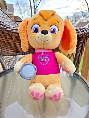 ️Paw Patrol Snuggle Up Skye Plush w Flashlight & Sounds Talking SpinMaster Toy Y - Image 1 of 4