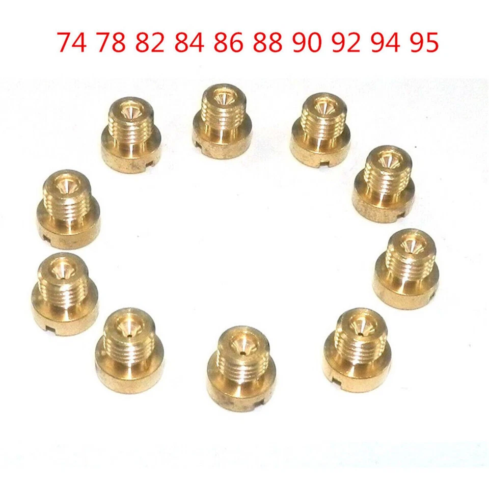 Kit de chorro principal de motocicleta 10 x rosca M6 6 mm para carburador 74-95 Foto 1 de 4