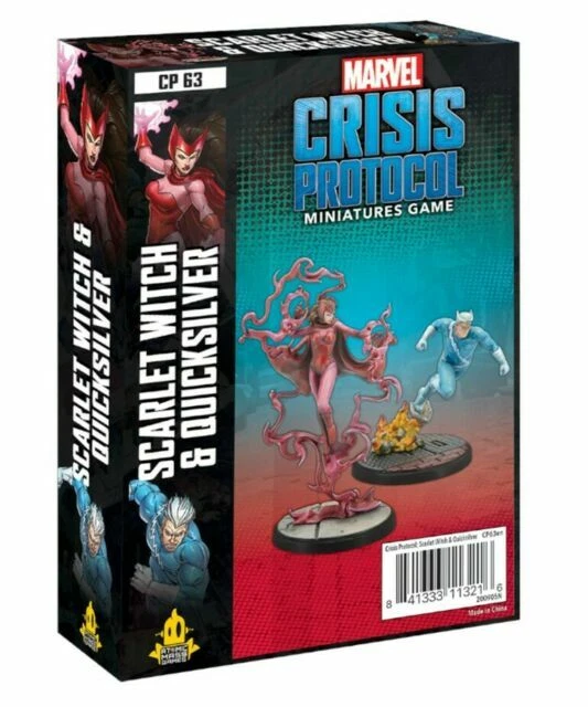 Asmodee Marvel Crisis Protocol – Scarlet Witch and Quicksilver Miniatures Game - FFGCP63