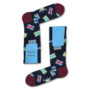 Calcetines Happy Socks Hombre Crew - Bandera Edición Londres (Reino Unido 7.5-11.5 | UE 41-46) - Imagen 1 de 1