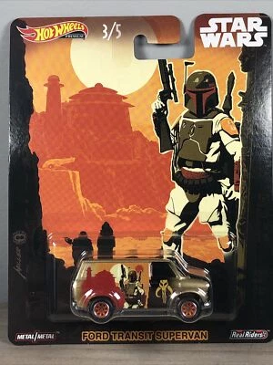 2019 风火轮星球大战流行文化系列 #3 福特 Transit Van Boba Fett B13 — 第 1/4 张图片