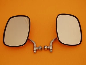 VW Bus 1968-79 Chrome Mirror Set Pair VW Transporter Type 2 VW Van Kombi mirrors - Picture 1 of 4