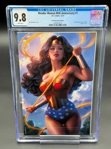 Wonder Woman 80th Anniversary #1 CGC 9.8 (2021) - Slab City Comics Virgin Ed. - Picture 1 of 2