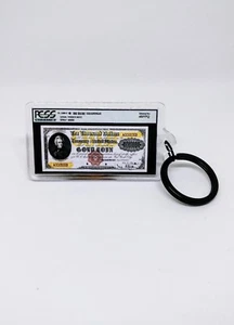 1882 $10,000 Dollars Gold Certificate, Keychain, Keyring, Novelty Gift Collector - Picture 1 of 6