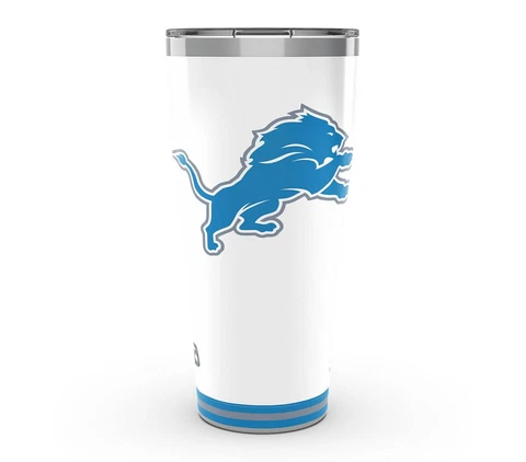 DETROIT LIONS, 30oz STAINLESS STEEL TUMBLER FROM TERVIS WITH LID INCLUDED Cover