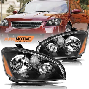 Faros halógenos de fábrica negros izquierda+derecha para Nissan Altima 2005-2006 - Imagen 1 de 21