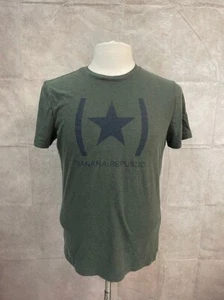 Banana Republic ECO T-Shirt Green Short Sleeve Men's Size M - Picture 1 of 6