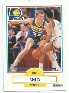 RIK SMITS 1990-91 FLEER CARD NM-MT CONDITION - Picture 1 of 2