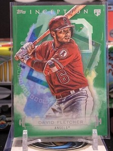 2019 Topps Inception Green David Fletcher #53 Rookie RC HE 1D