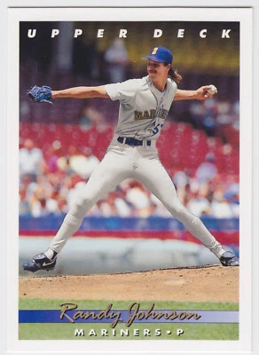 1993 Upper Deck Gold Hologram - Randy Johnson - #336 - Mariners - NrMt-Mt - Image 1 of 4