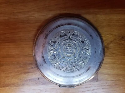 ancien Poudrier en argent  - Photo 1/4