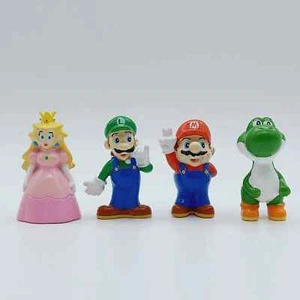 Lot 4 Figures Mario Bros Nintendo 1994 Mars Official Product genuine vintage - Imagen 1 de 8