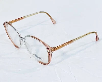 Nuevo de Lote Antiguo SILHOUETTE Anteojos Gafas de Sol SPX M 1156 Rosa Desvanecida Ovalada Años 80’s Foto 1 de 4