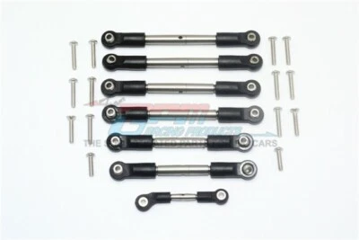 GPM RUS4160S-OC STAINLESS STEEL THICKENED TIE RODS FOR TRAXXAS 1/10 RUSTLER 4X4 - Image 1 of 4