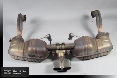 Tubos silenciadores de escape doble punta OEM Porsche Cayman S 987 Boxster Foto 1 de 4