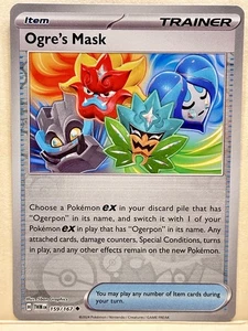 Ogre's Mask Reverse Holo - SV06: Twilight Masquerade 159/167 - NM Pokemon - Picture 1 of 2