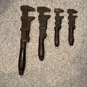 Vintage Pipe Wrenches Quantity 4 - Picture 1 of 5