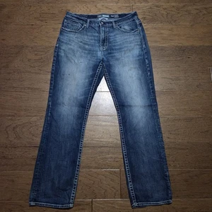 BKE Buckle Tyler Jeans Herren 36 L 36x36 Blau Straight Leg Denim Western Distressed - Bild 1 von 10