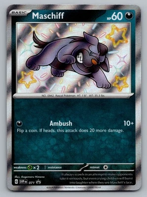 Maschiff Promo Pokemon SV: Scarlet & Violet Promo Cards 071 NM - Image 1 of 2