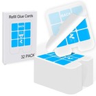 32 Pack Refill Glue Cards, Saferr Home Fly Trap Compatible with Blue