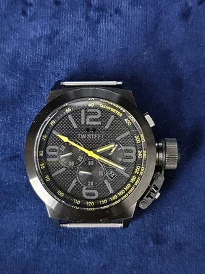 Часы мужские хронограф TW Steel Canteen черный циферблат TW900R - Изображение 1 из 4