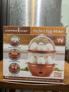 As Seen On TV Copper Chef Perfekter Eierbereiter Machen Sie 14 Eier auf einmal Versiegelt Neu - Bild 1 von 7
