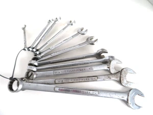 Craftsman Combination Wrenches 11 pieces 1" - 5/16" 12-point -V- & -VV- series U - Picture 1 of 12
