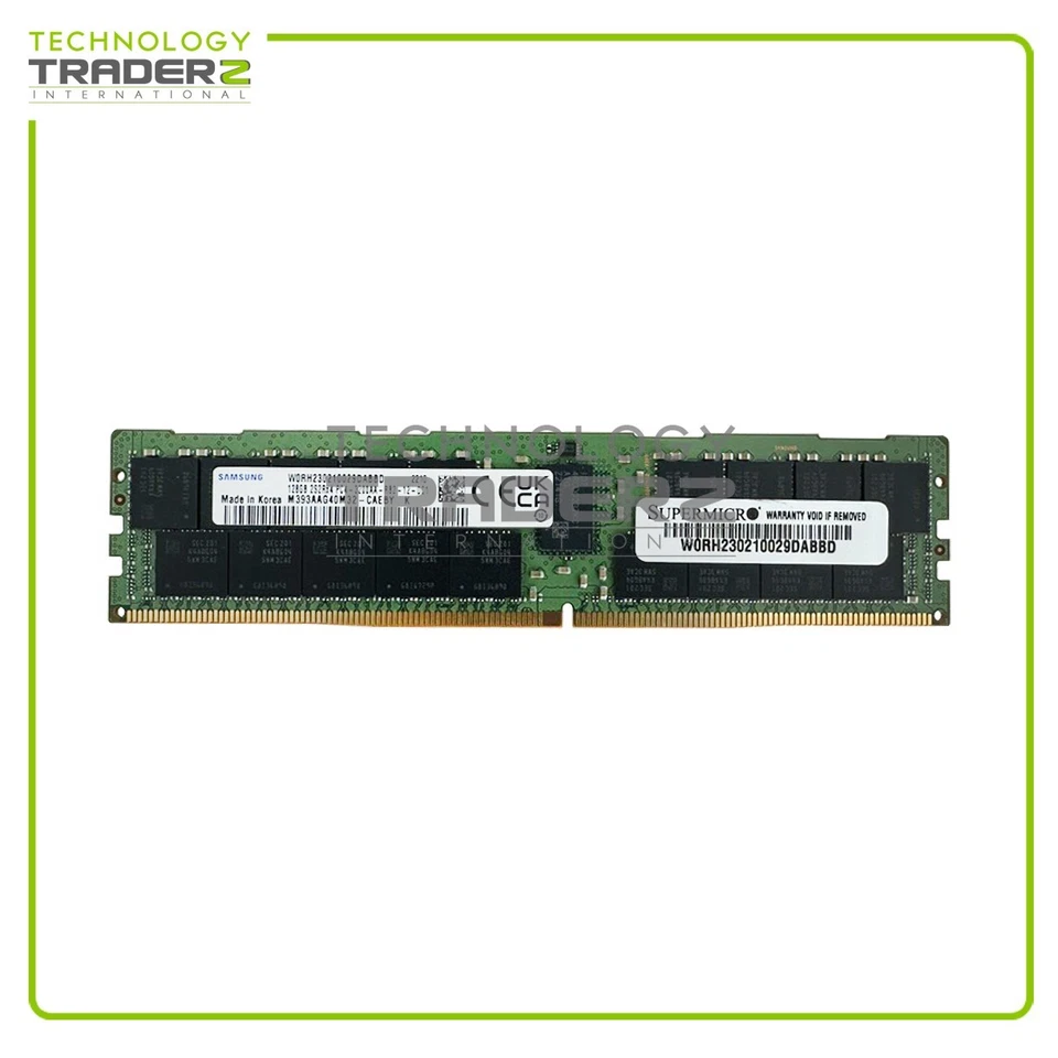 M393AAG40M32-CAE Samsung 128GB PC4-25600 DDR4-3200MHz ECC REG Quad Rank Memory - Image 1 of 1