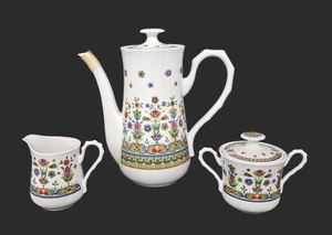 Caffettiera, crema e zuccheriera vintage One World "Hellespont" di Sango/Giappone - Foto 1 di 9