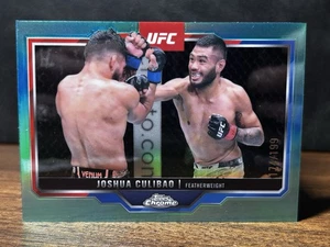 JOSHUA CULIBAO 2025 Topps Chrome UFC #/199 AQUA Refractor #73 Featherweight - Picture 1 of 4