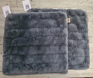 UGG Yoselin Plüsch Set Deko Kissenbezug Kissenbezüge Reißverschluss / Farbe: Grau  - Bild 1 von 9