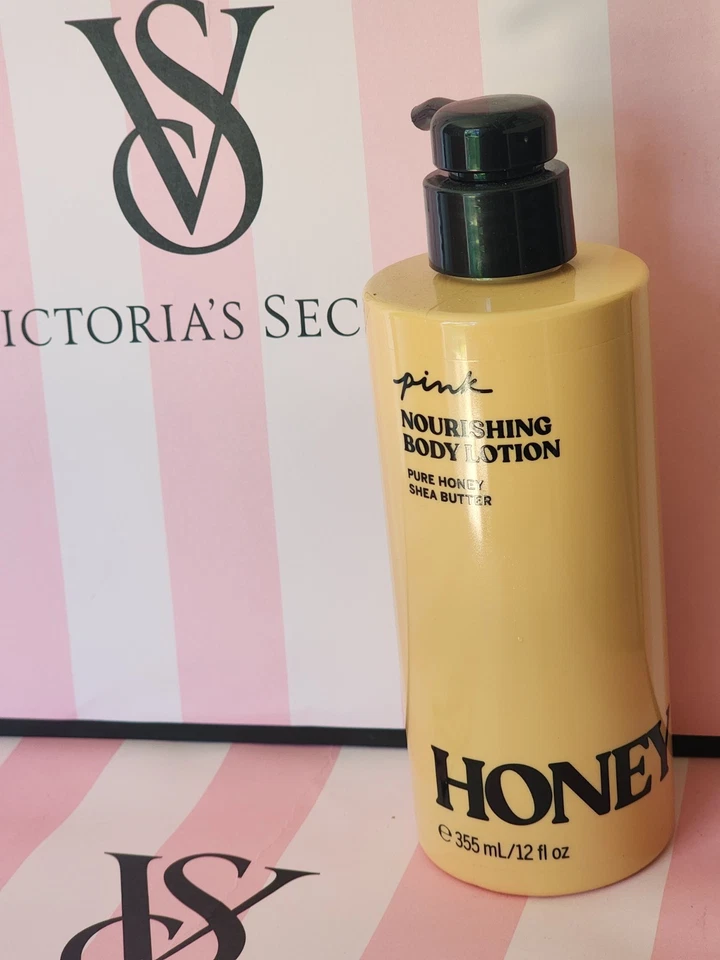VICTORIA'S SECRET PINK HONEY NOURISHING BODY LOTION SHEA BUTTER PURE HONEY 12 oz - Image 1 of 1
