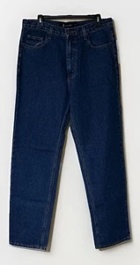 Lanesboro Herren Jeans 34 x 34 Dark Wash Straight Leg Relaxed Fit Denim Blau - Bild 1 von 2