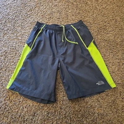 Pantalones Cortos The North Face Para Hombre Pequeños Secados Flash Gris Oscuro Verde Ropa Interior Forrada  Foto 1 de 4