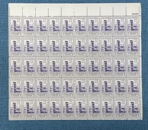 Scott #857, 3c 500 Jahre Druck, postfrischer Bogen/50, UR #22450, MNH (R14-54b) - Bild 1 von 1