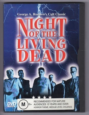 Night of the Living Dead (1968) Rare US region free Snapcase release DVD - image 1 of 4