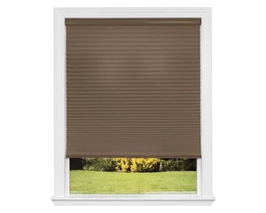 Artisan Select No Tools Custom Cordless Cellular Light Filtering Shades, Moch... - Picture 1 of 11