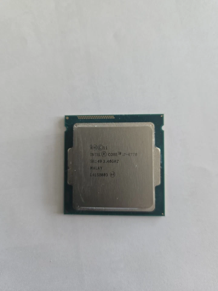 Intel Core I7-4770 CPU Processor 3.40 GHz Quad Core Haswell SR149 LGA 1150... - Image 1 of 1