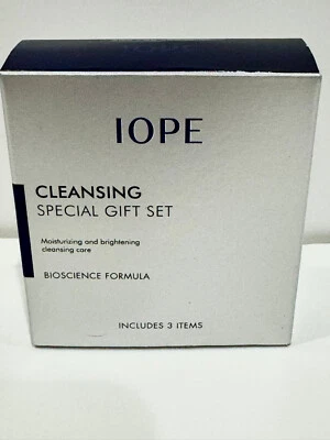 IOPE Cleansing Gift Set - Cleansing Foam + Moisture Cream + Soft Peeling Gel - Image 1 of 3