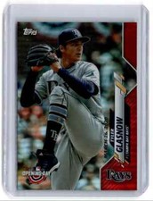 2020 Topps Opening Day Red Foil Tyler Glasnow Tampa Bay Rays #106