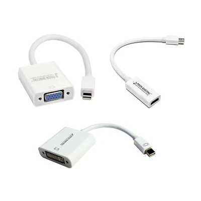 DP auf HDMI/DVI/VGA Kabel Adapter für Apple MacBook/MacBook Pro/iMac/MacBook Air - Bild 1 von 4
