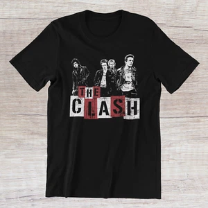 THE CLASH Camiseta Años 70 Punk Rock Band Legend on Ring Hilada Algodón Camiseta - Imagen 1 de 6