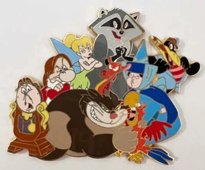 Lucifer, Mushu, Merryweather & More Characters with Attitude Shopping Disney Pin - Picture 1 of 1