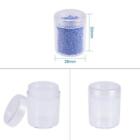 24 Pieces Bead Container Clear  Storage Jar Set for Nail Arts Crafts