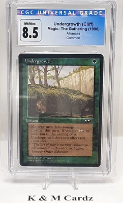 MTG - Alliances - Undergrowth - Graded - CGC 8.5 - Vintage - Image 1 of 4