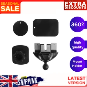 360º Magnetic CD Slot Car Phone Holder Stand Mount For Mobile Phone GPS New - Picture 1 of 8
