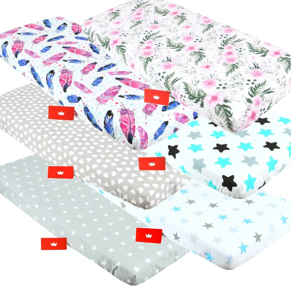 BABYLUX Spannbettlaken 40x90 cm Bettlaken Spannbetttuch Beistellbett Wiege  - Bild 1 von 1