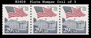 USA3 #2609 MNH PNC3 Pl # 6 Flag over White House - Picture 1 of 1